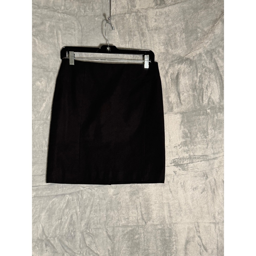 Banana Republic‎ Black Pencil Skirt Petite 4P Cotton Blend Stretch Career  NWT